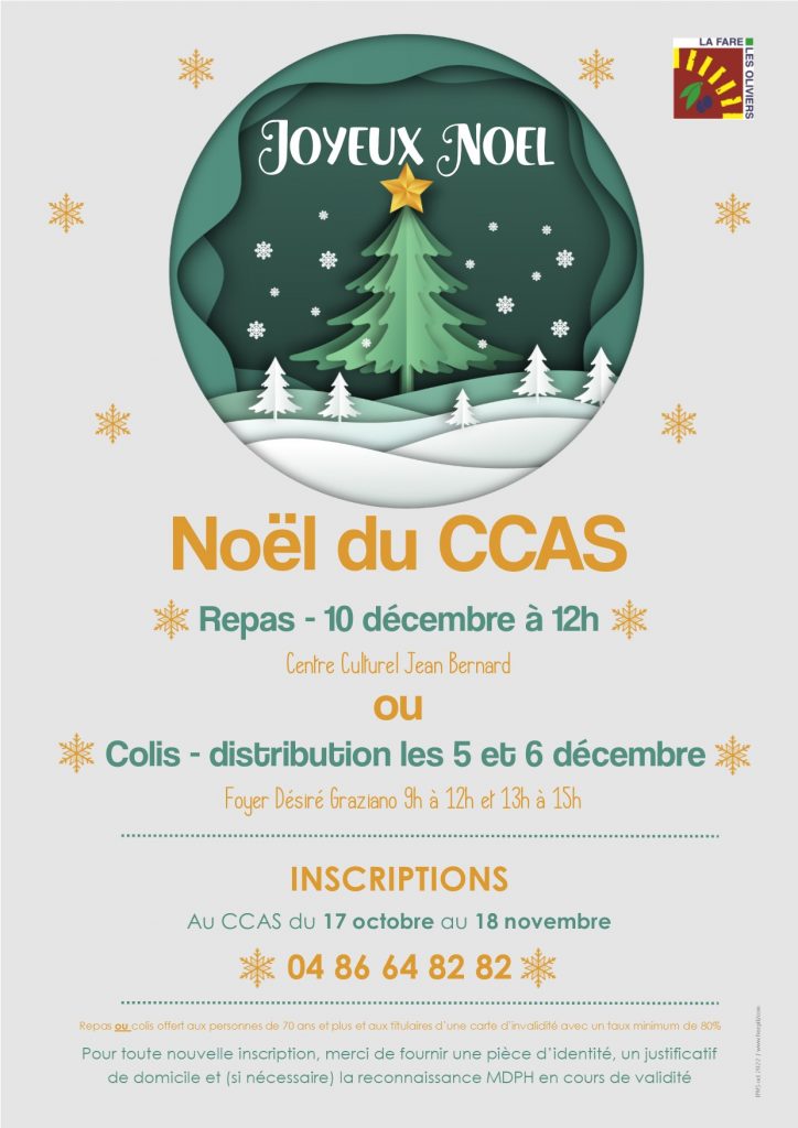 Colis de Noël CCAS : Le goût de nos régions à votre service