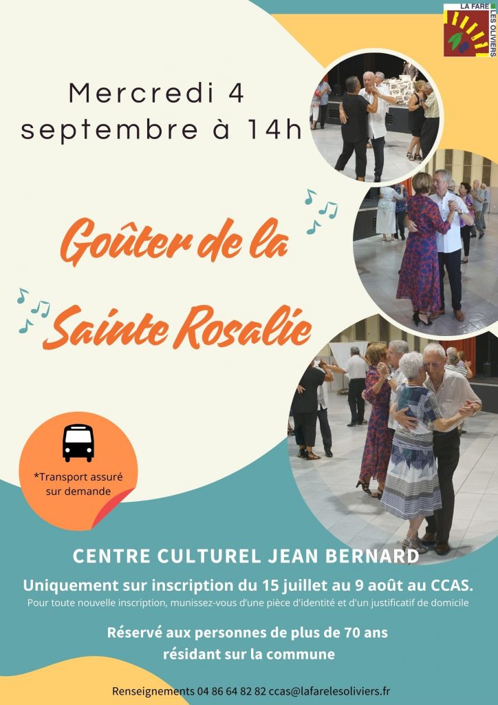 Goûter de la Sainte Rosalie @ Centre Culturel Jean Bernard